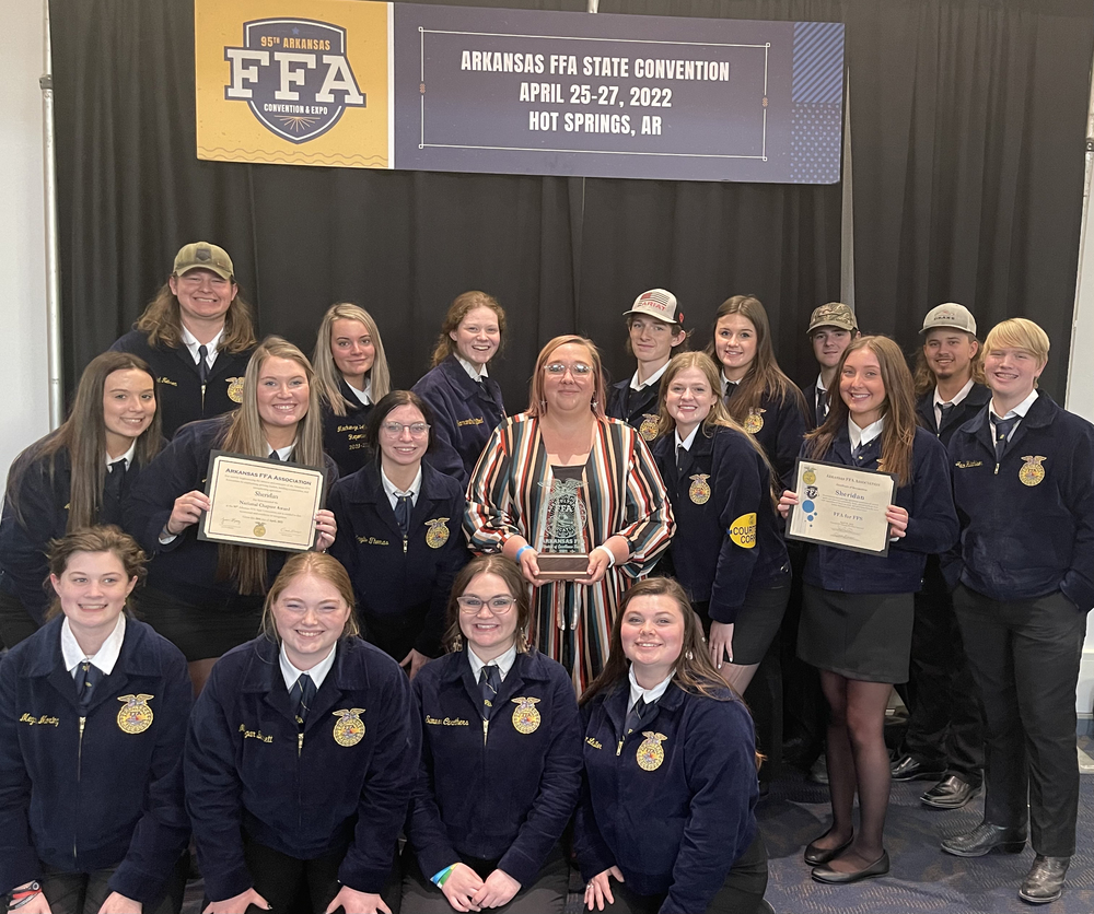 Sheridan FFA Chapter Recognized Nationally Sheridan School District