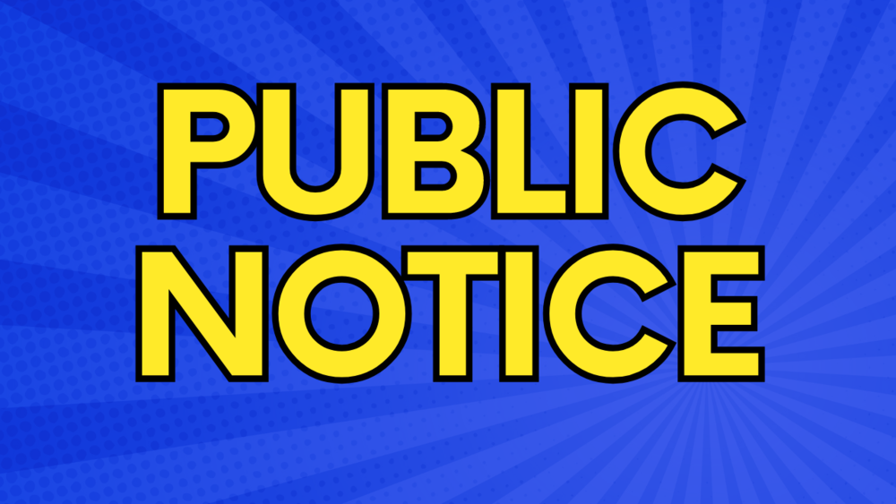 public notice graphic