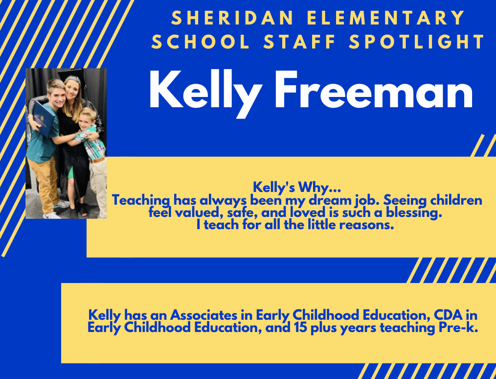 Kelly Freeman, PreK Paraprofessional