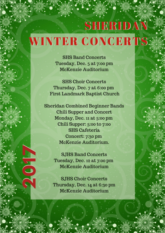 Join us for our winter concerts!