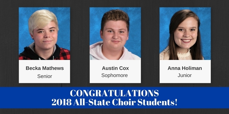 Congratulations To The SHS All State Band And Choir Students 