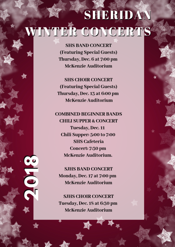 2018 Winter Concerts