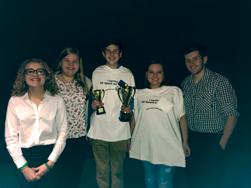 Bay Fleming Places 4th in State Debate Competition