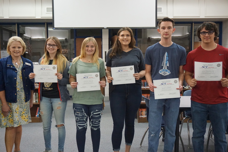 Students who earned the Platinum Certificates