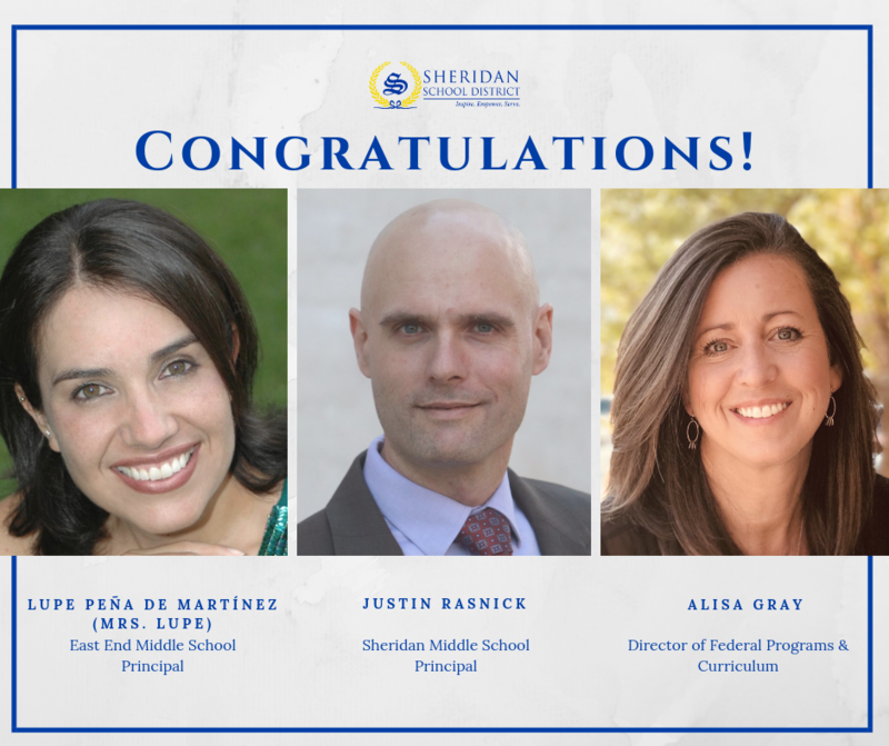 New Administrators for the 2019-20 School Year